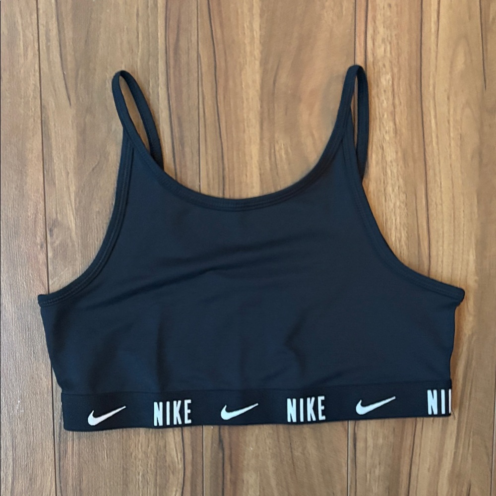 Nike Black and White Sports Bra